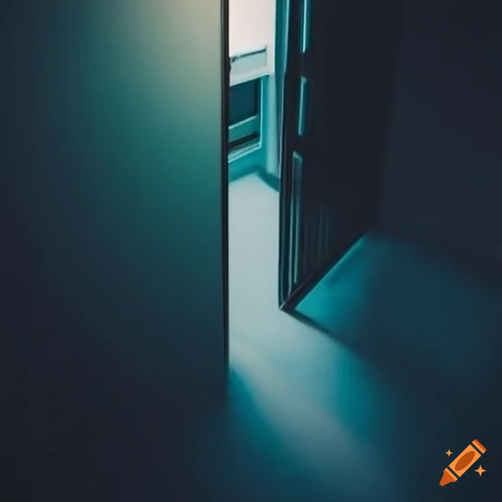 top view of an apartment door