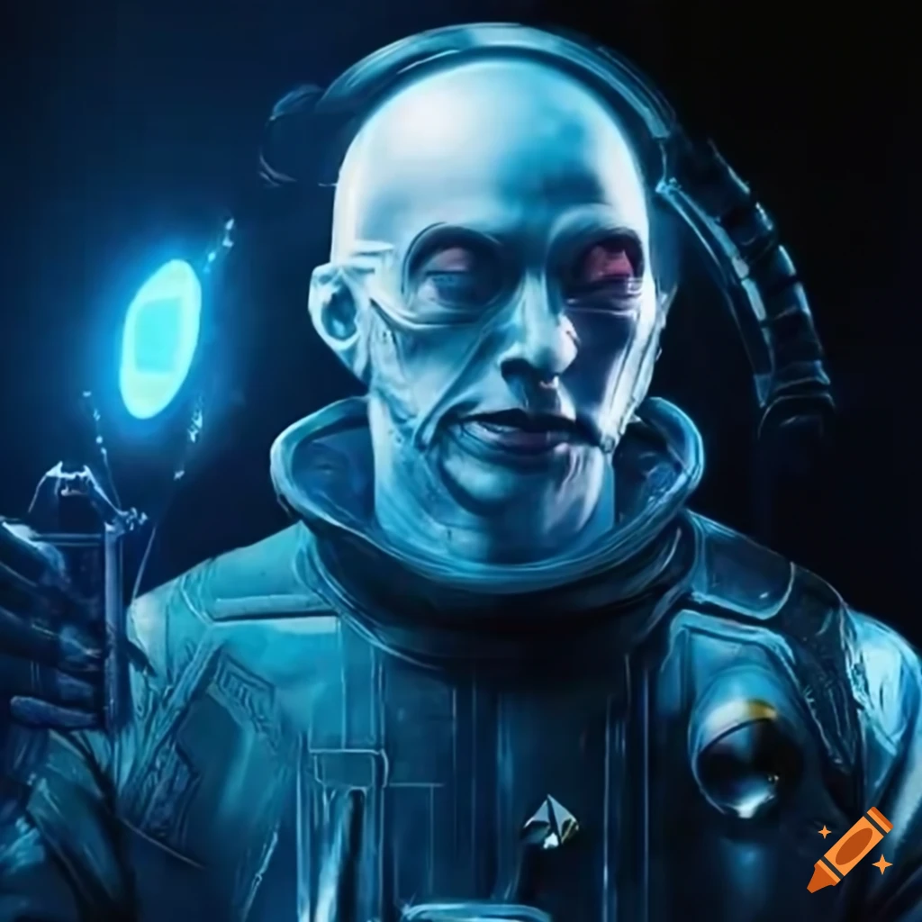 Adam Driver as Mr Freeze in a laser battle