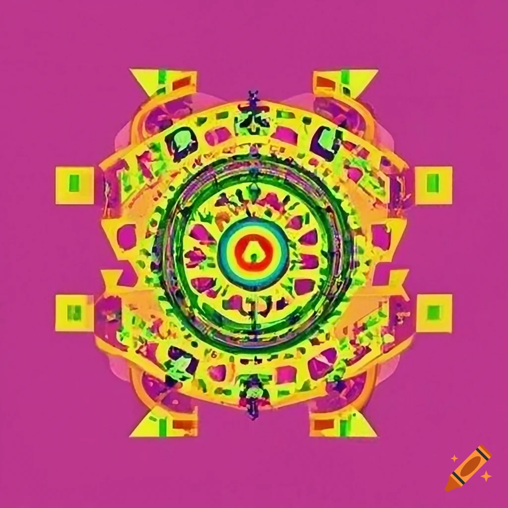 Retro poster with intricate design and abstract surreal elements on Craiyon