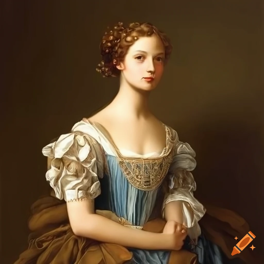 portrait of a woman in Renaissance style art