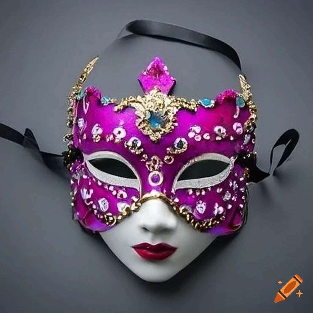 Elegant masquerade mask on Craiyon