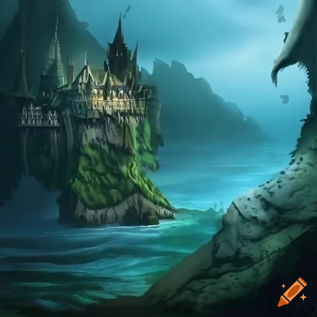 Image Of A Majestic Coastal Fey Kingdom On Craiyon