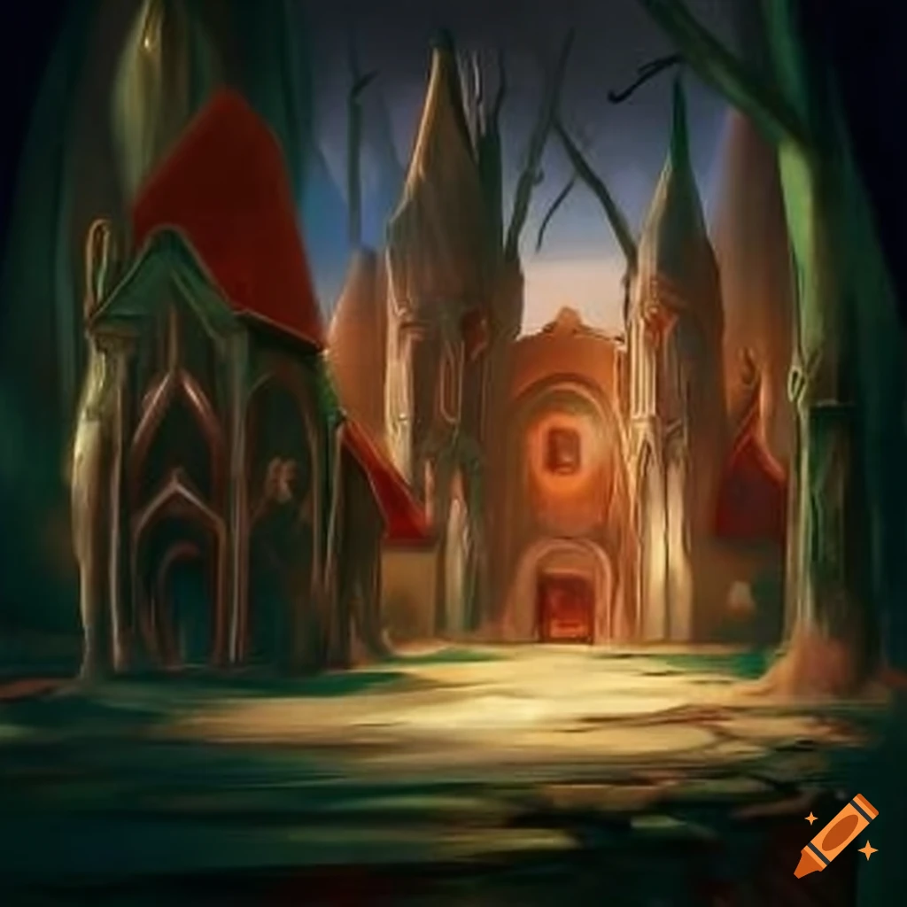 mysterious and inviting artwork
