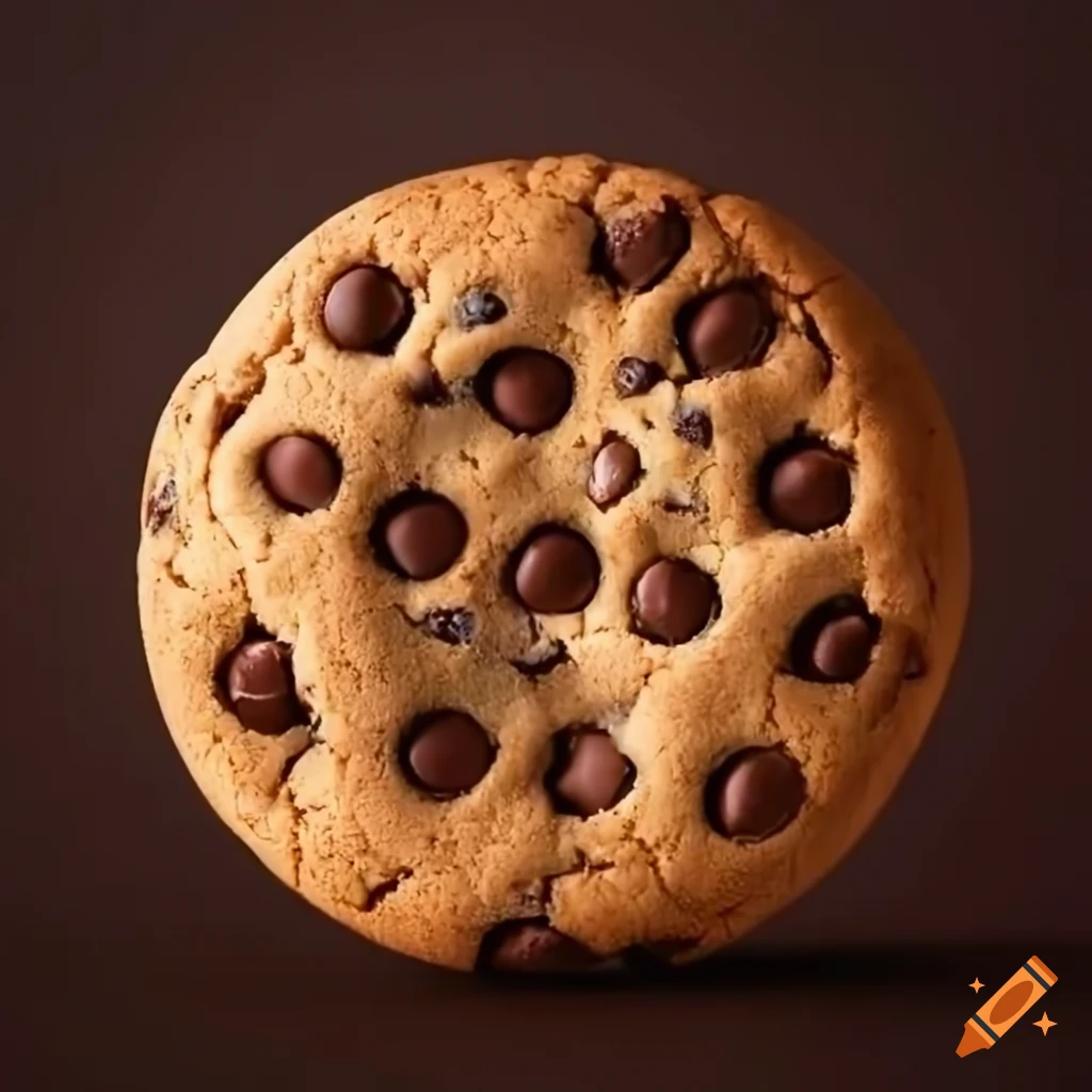 Cookies Chocolateras Logo On A Chocolate Chip Cookie