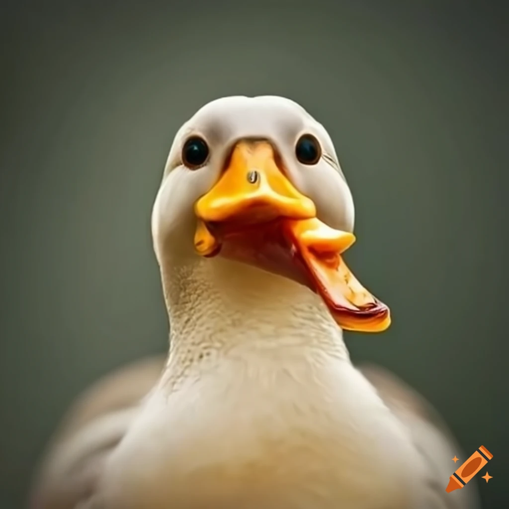 duck eating candy