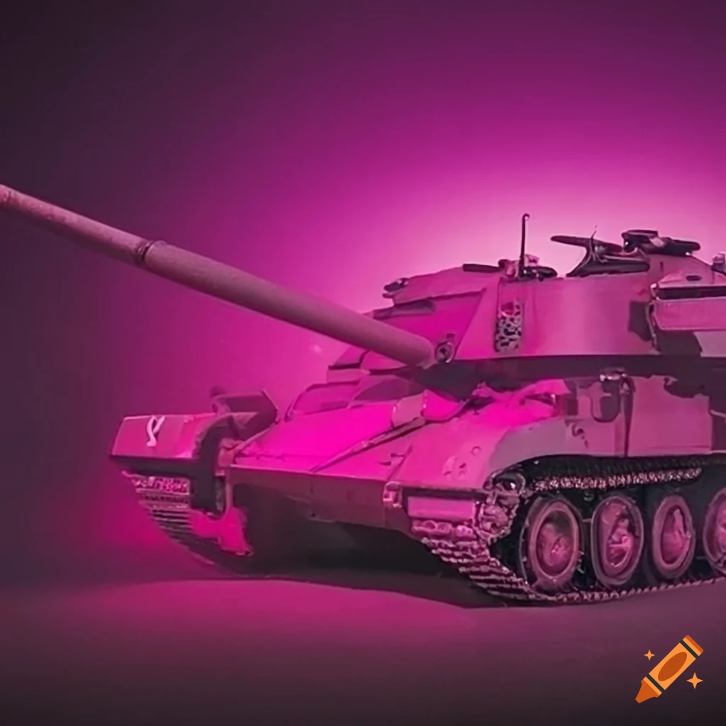 Real life, an up close shot of, a pink barbie tank toy, play set, on a  white counter, with a white backdrop, high quality, photo realistic, 4k  definition, perfectly detailed, amazingly accurate