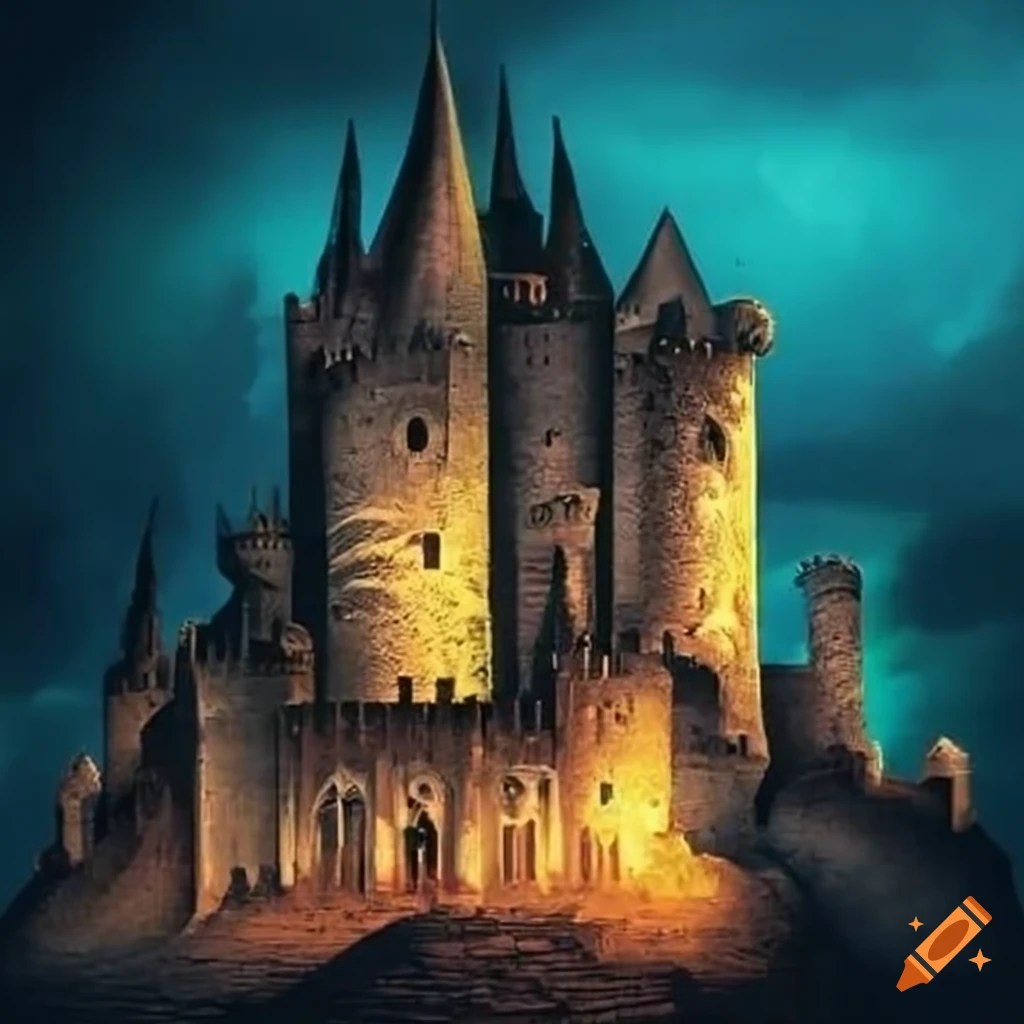 Haunted castle on Craiyon