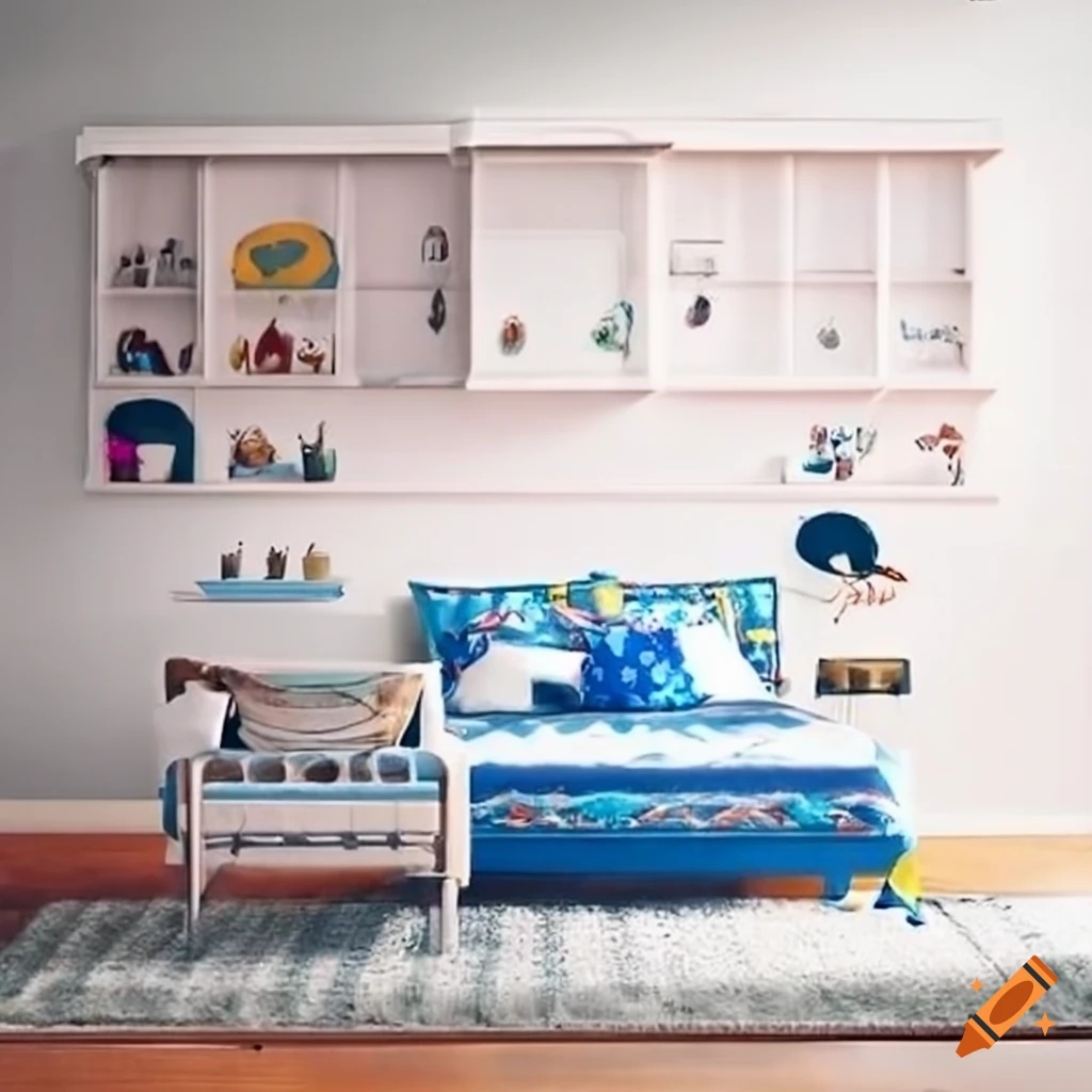 decorated boys room