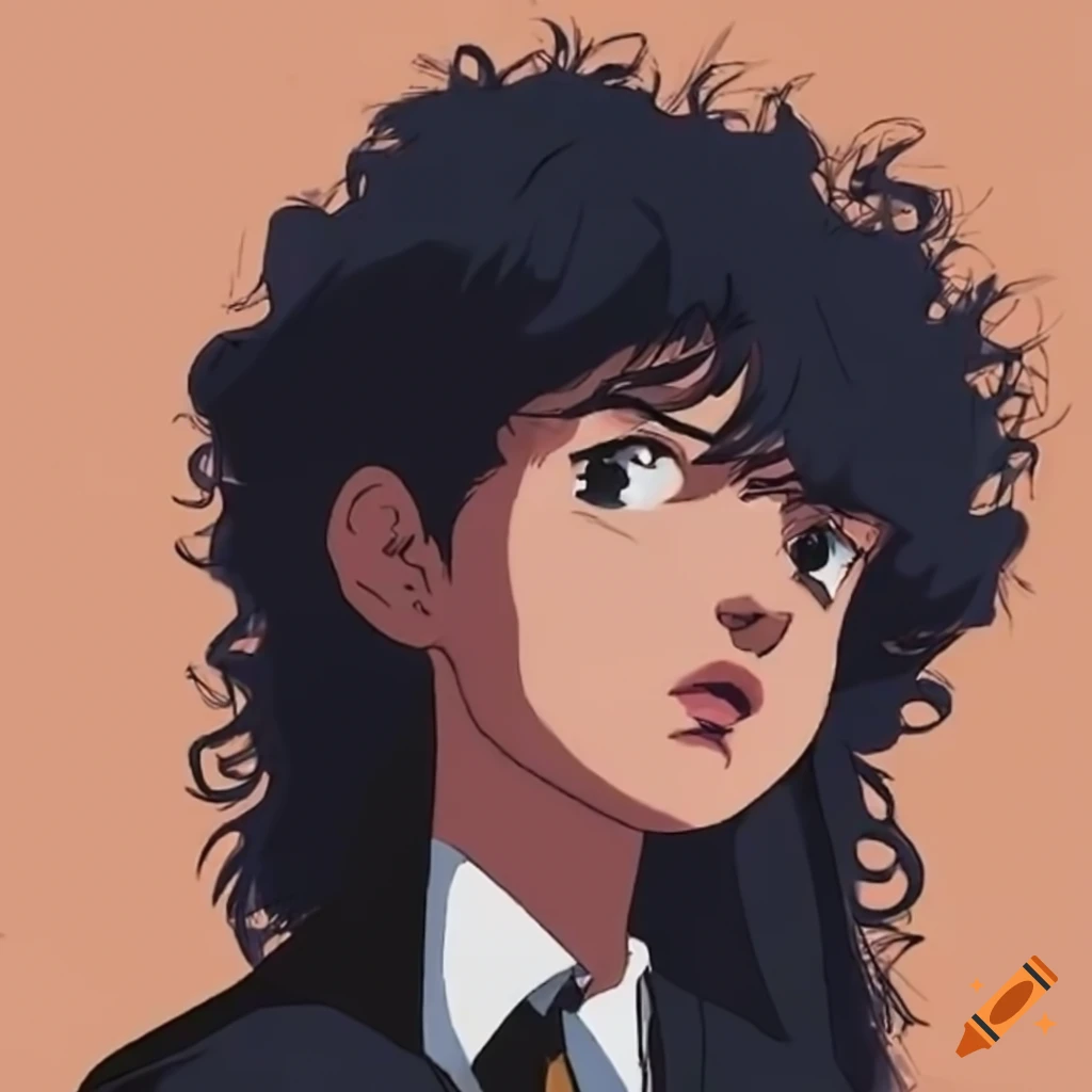 Cosplay of young female spike spiegel from cowboy bebop on Craiyon