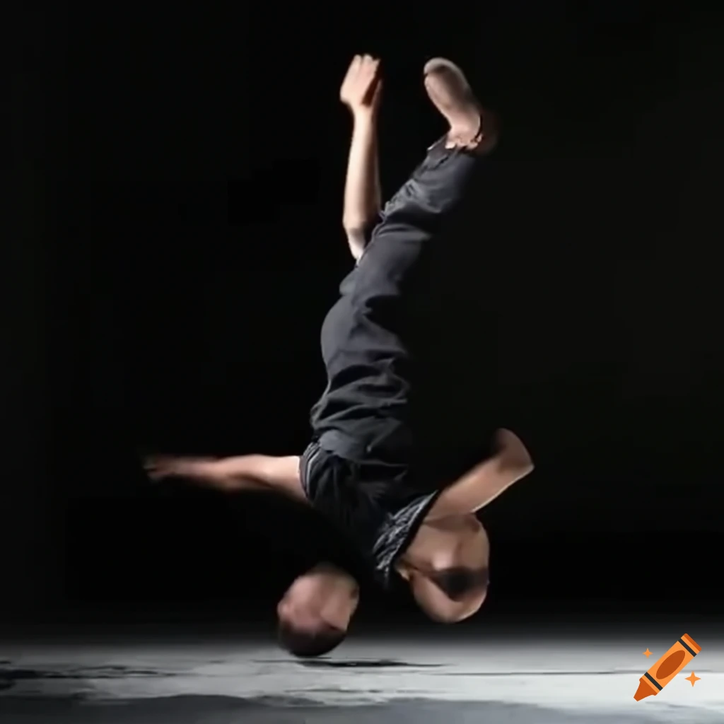 parkour practice in action