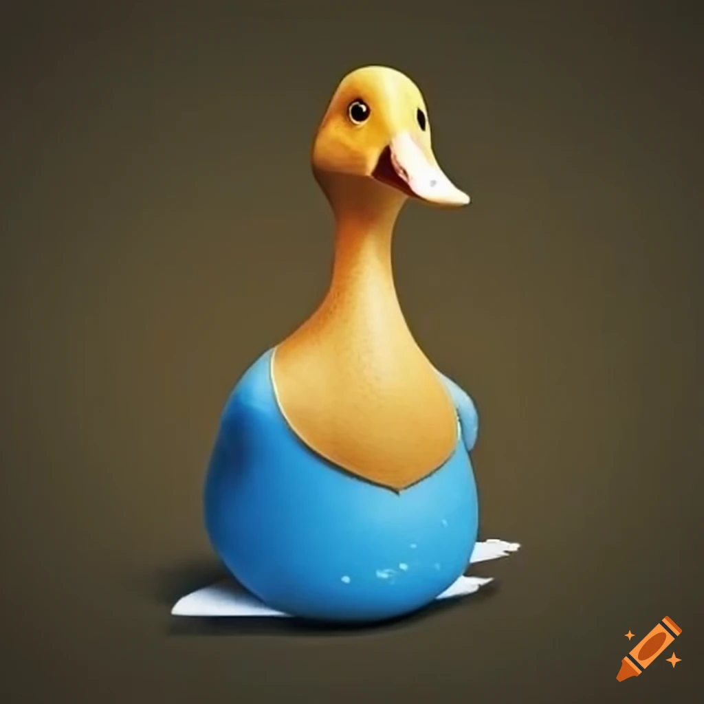 funny image of a duck being mailed