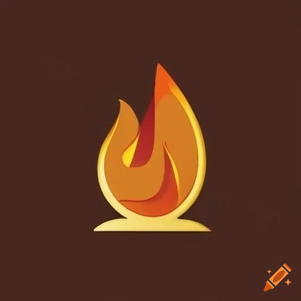 golden flame logo