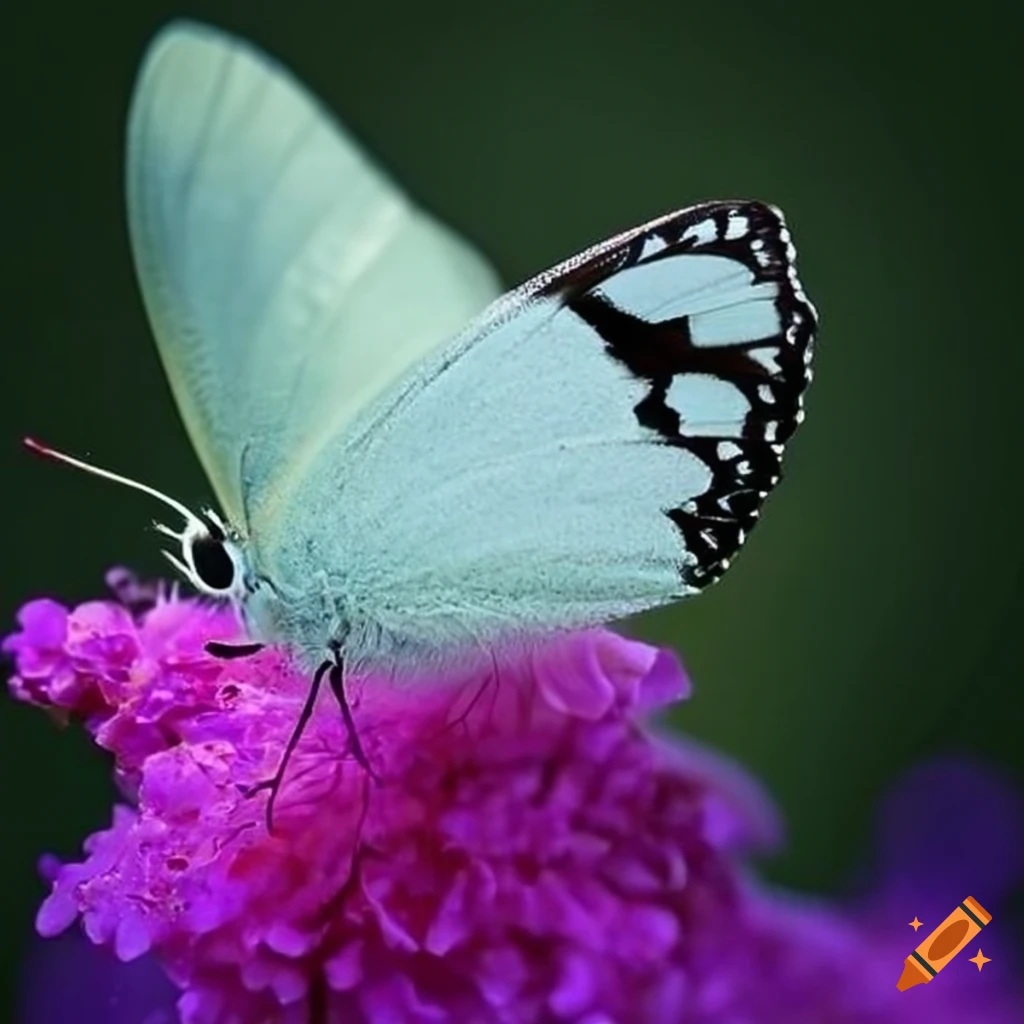 White Butterfly Exploring A Galactic World White Butterfly Exploring A Galactic World