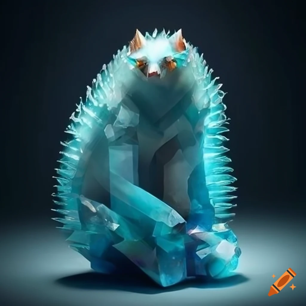 Crystal creature artwork