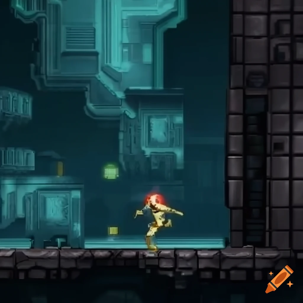 high-resolution sprites of Metroid Dread game