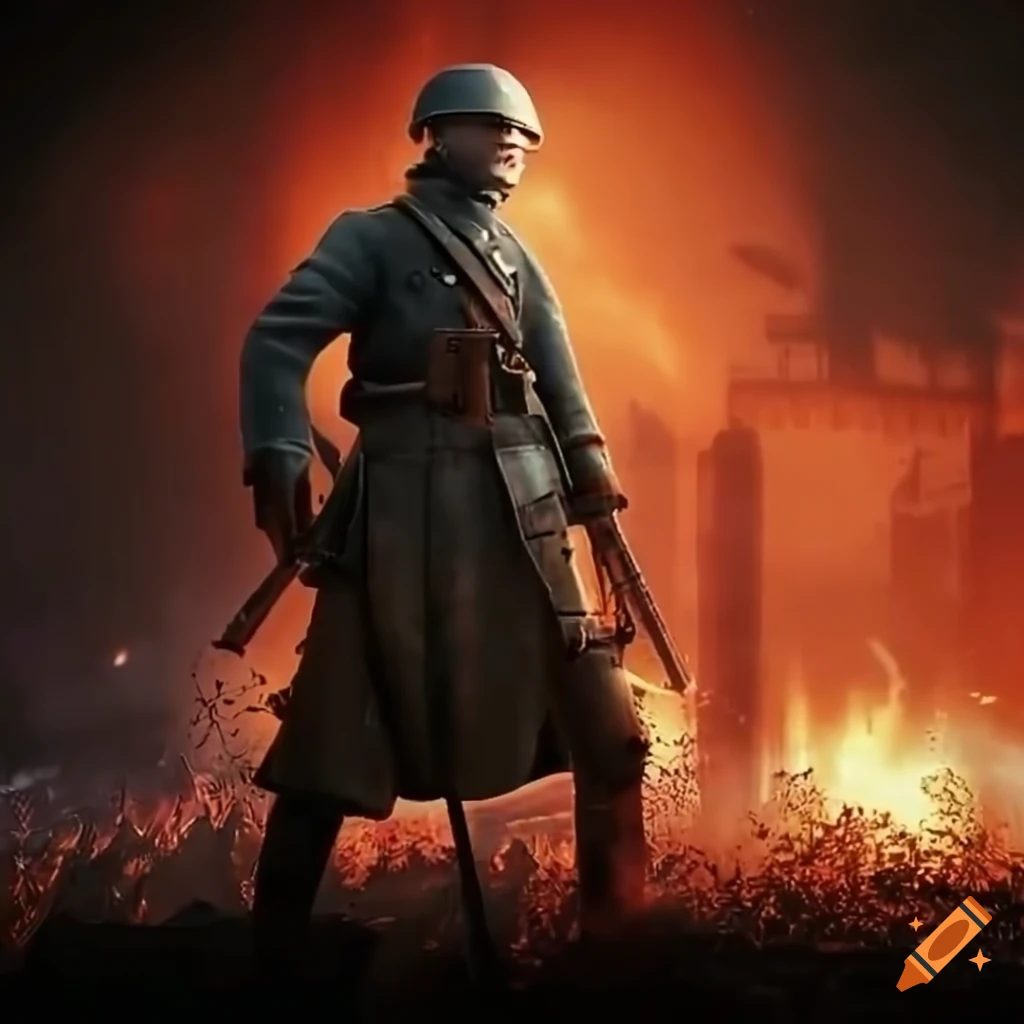 German revolution artwork inspired by battlefield 1 on Craiyon