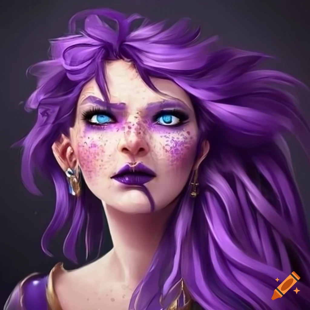 Character Design Of A Purple clad Sorceress On Craiyon character-design-of-a-purple-clad-sorceress-on-craiyon