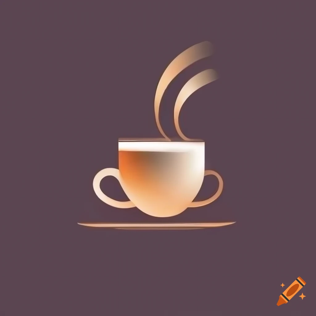coffee cup logo with letter N