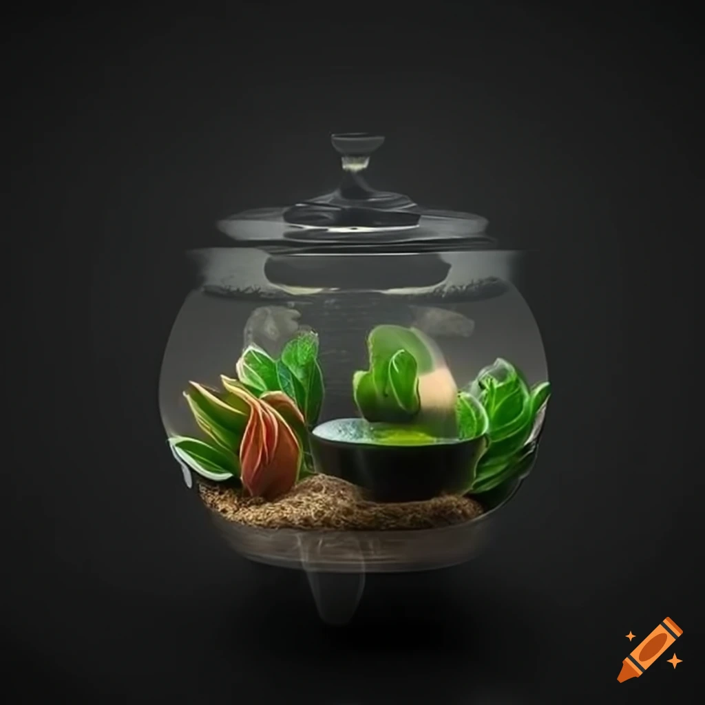 stylish logo design inspired by terrarium plants