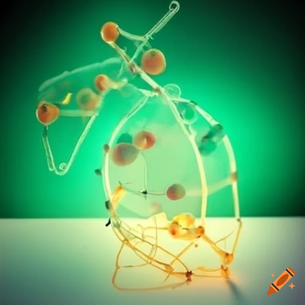 Abstract representation of life science image.