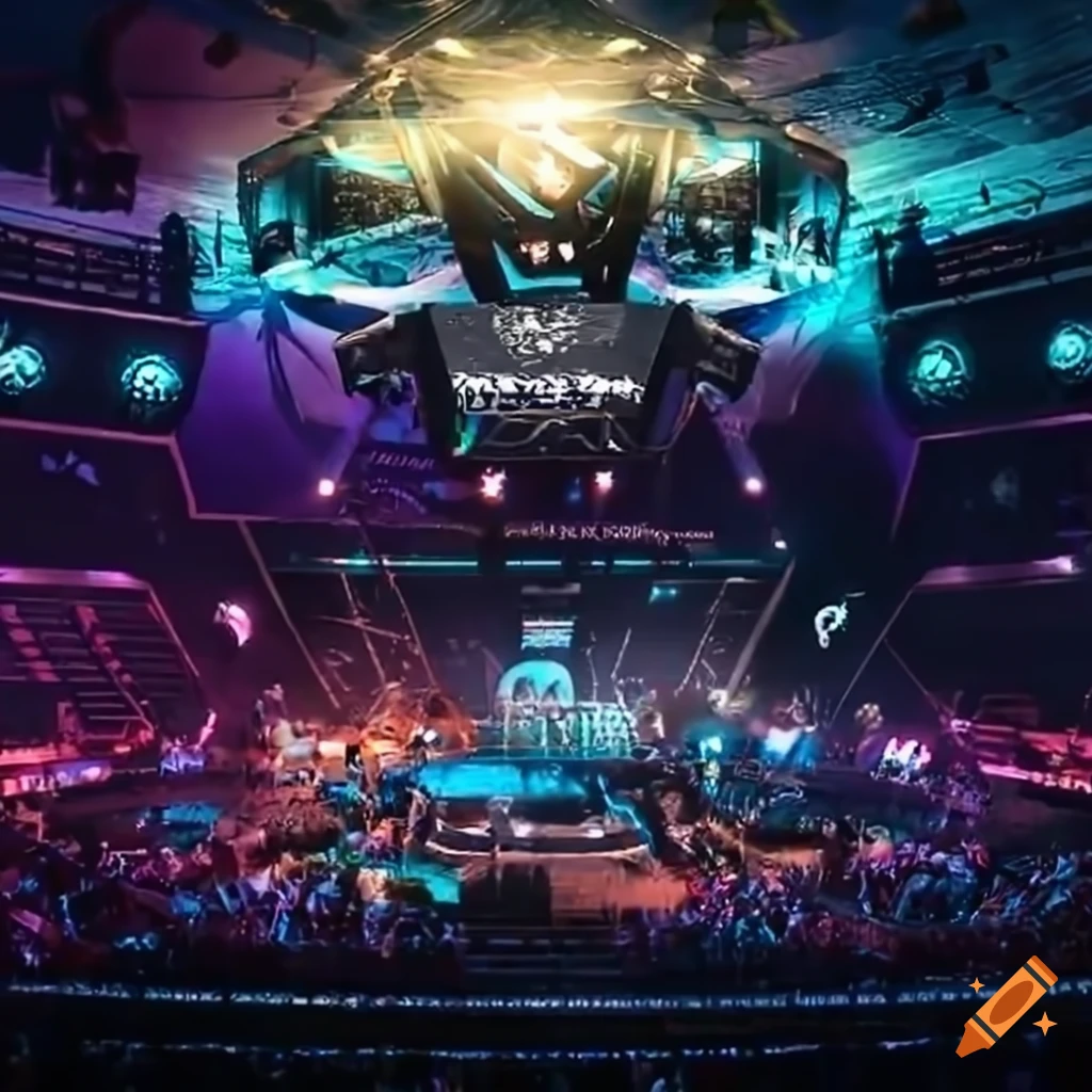 Virtual reality competitive gaming arena