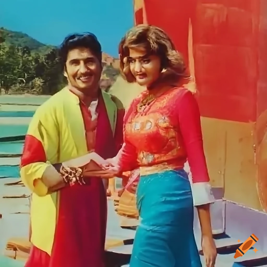 colorful-bollywood-movie-set-with-a-blonde-young-woman