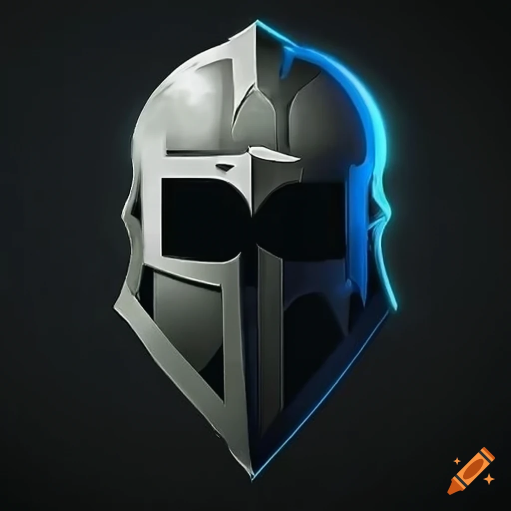 Logo of a battle royale helmet on Craiyon