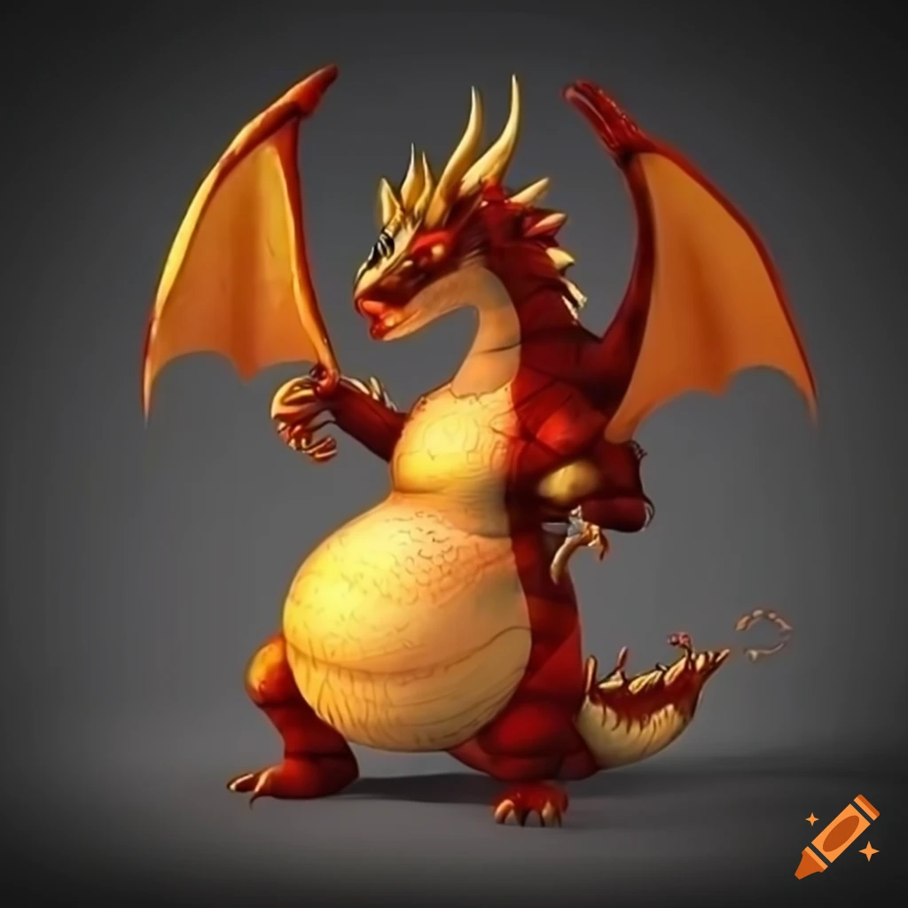 cartoon dragon character illustration