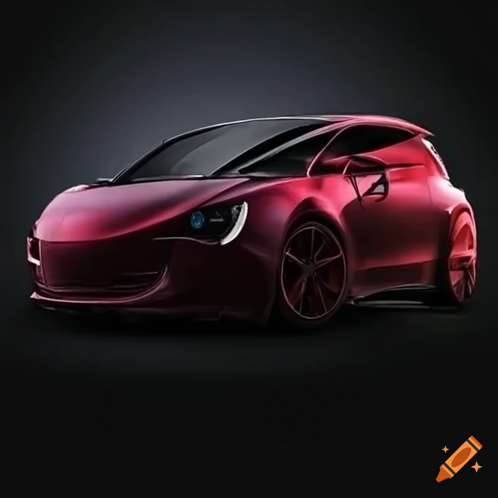 Modern car design concept