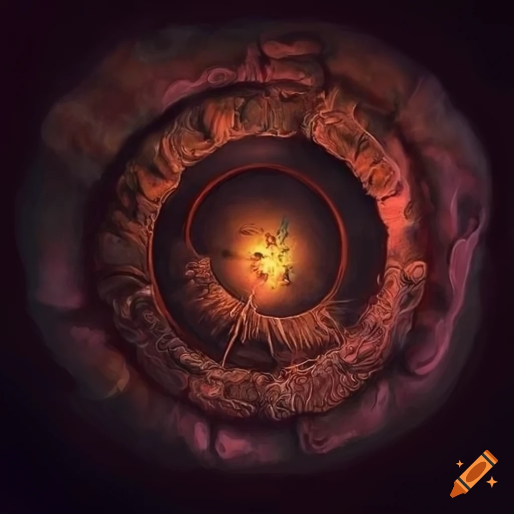 Illustration of a mysterious prophecy symbol