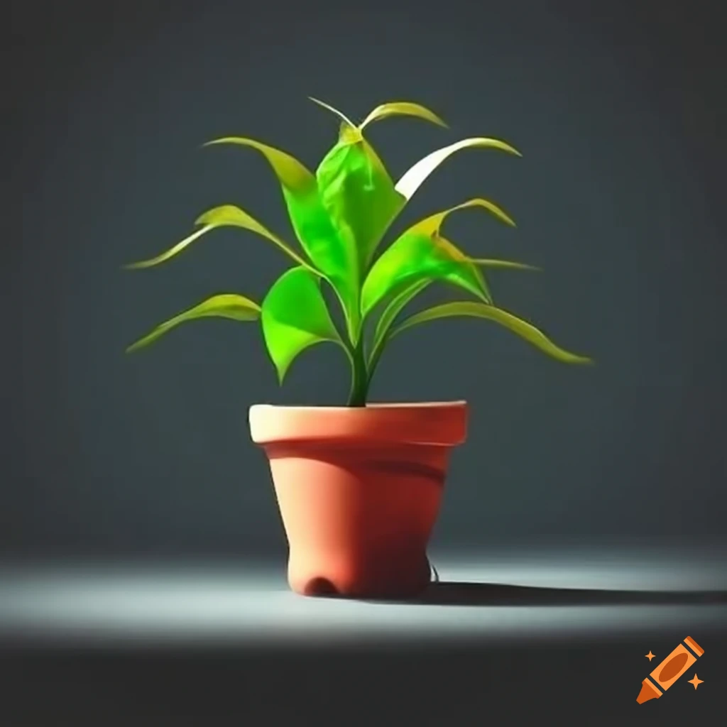 indoor-plant-in-a-pot-on-craiyon
