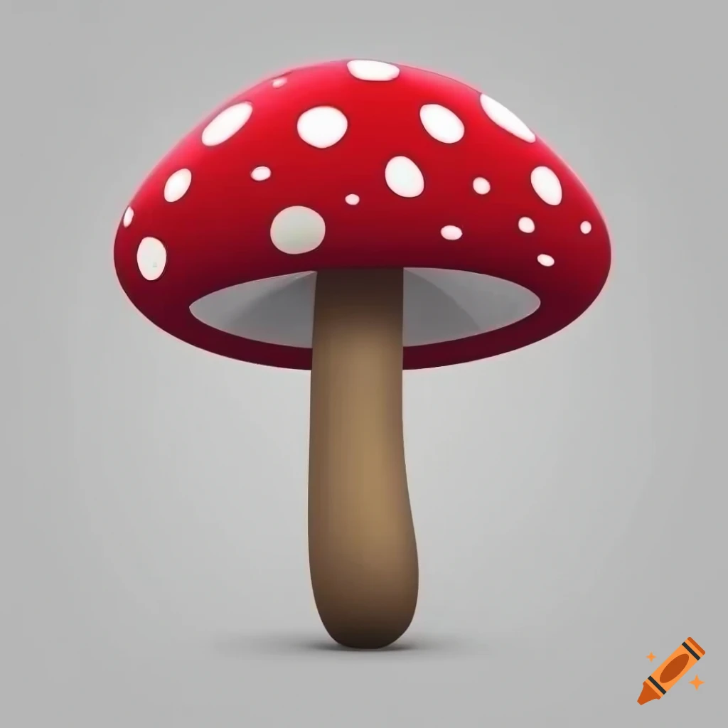 Symmetrical Mushroom Logo On Craiyon