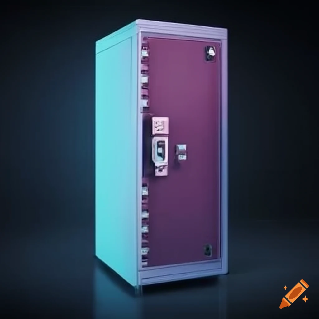 Illustration of a digital locker
