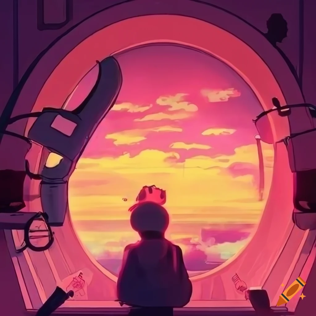 lofi artwork for music album
