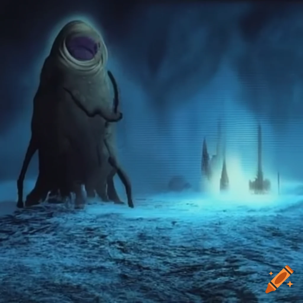 Image of alien rulers on a frozen