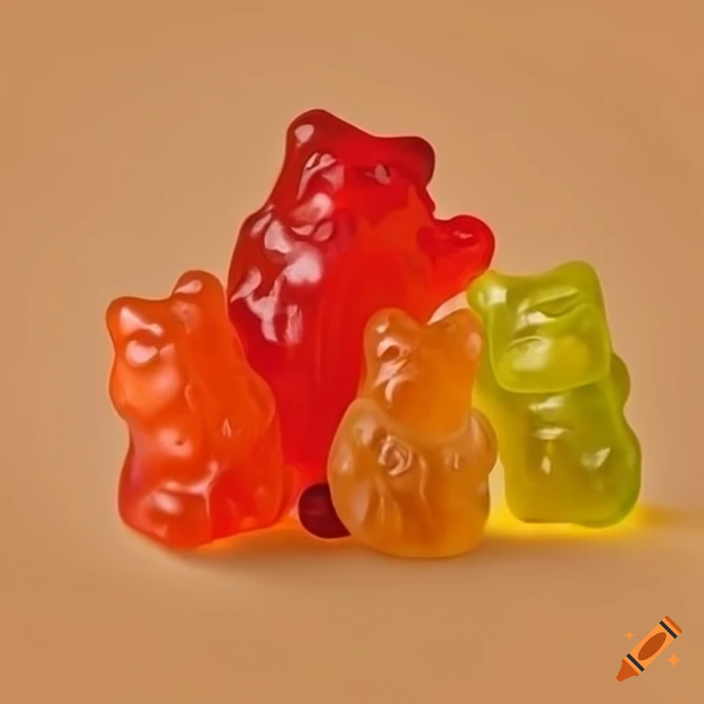Gummy bears on Craiyon