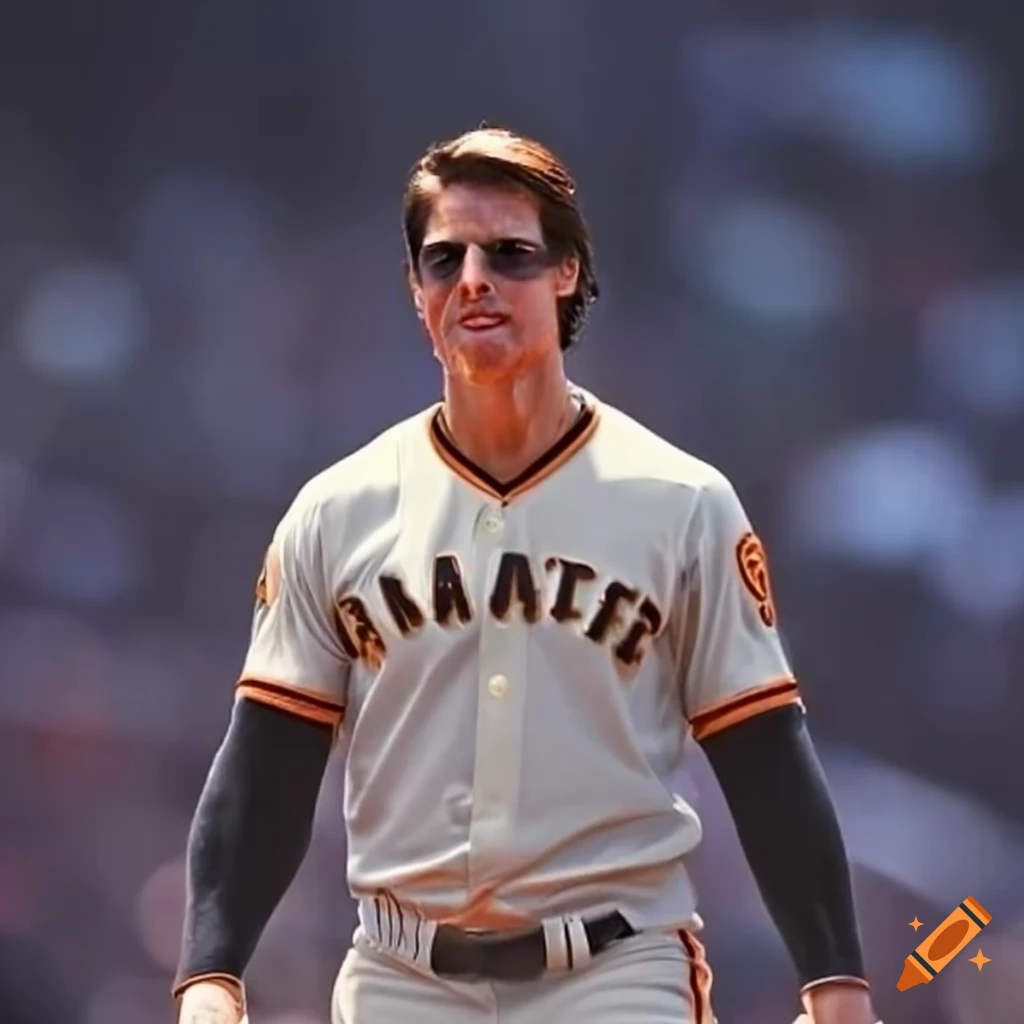 Tom cruise in sf giants uniform on craiyon