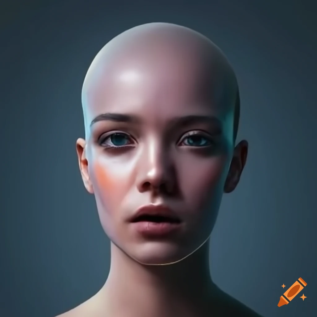 Lifelike Image Of Computer Ai Gazing Directly On Craiyon