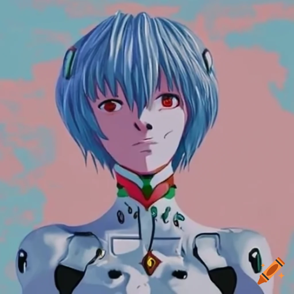 Rei ayanami character from anime on Craiyon