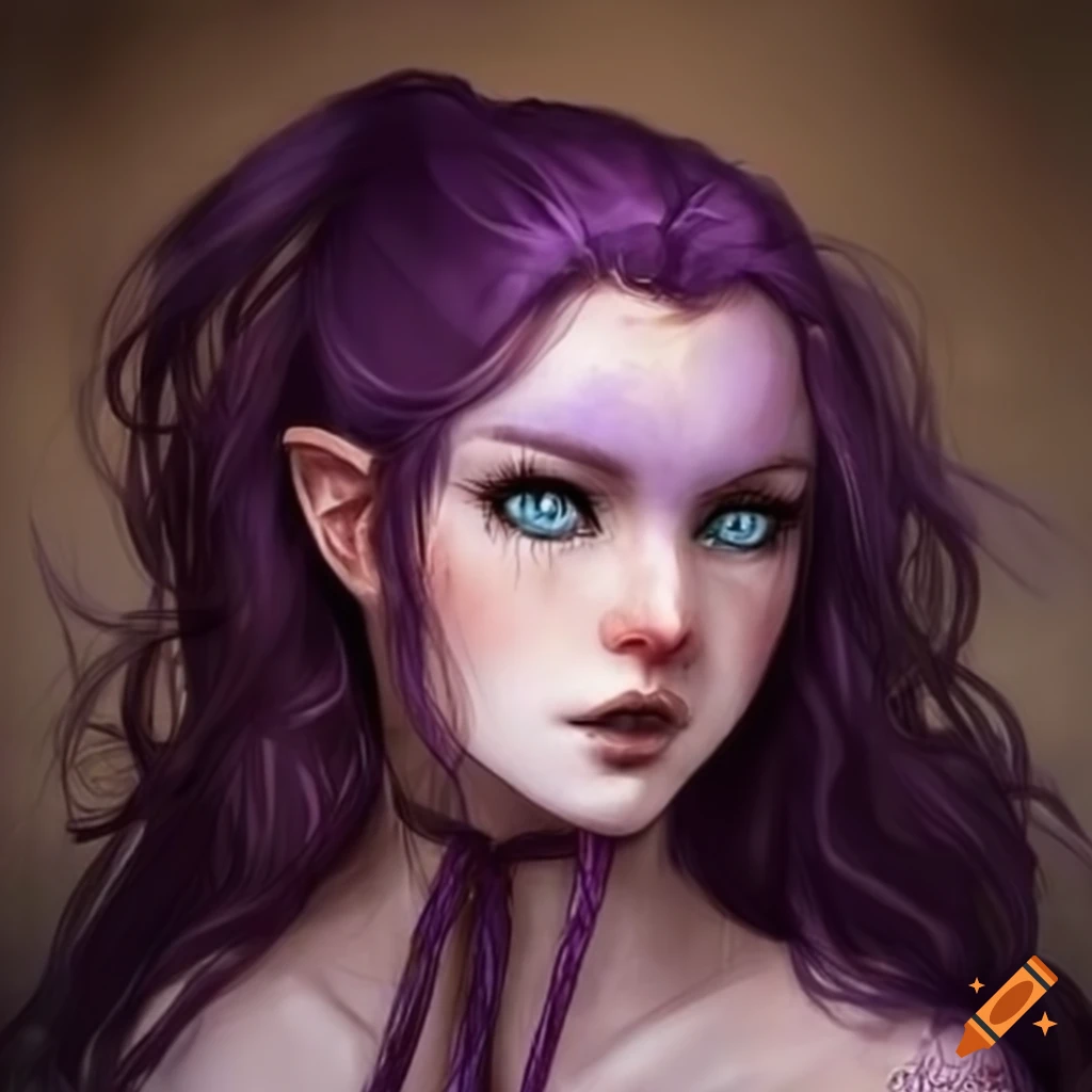 Image Of A Sorceress With Brown Hair And Freckles 2742