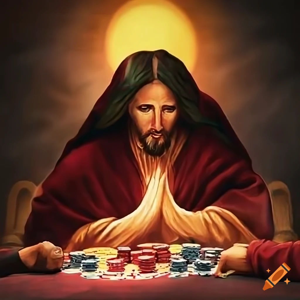 Painting of dogs playing poker in las vegas