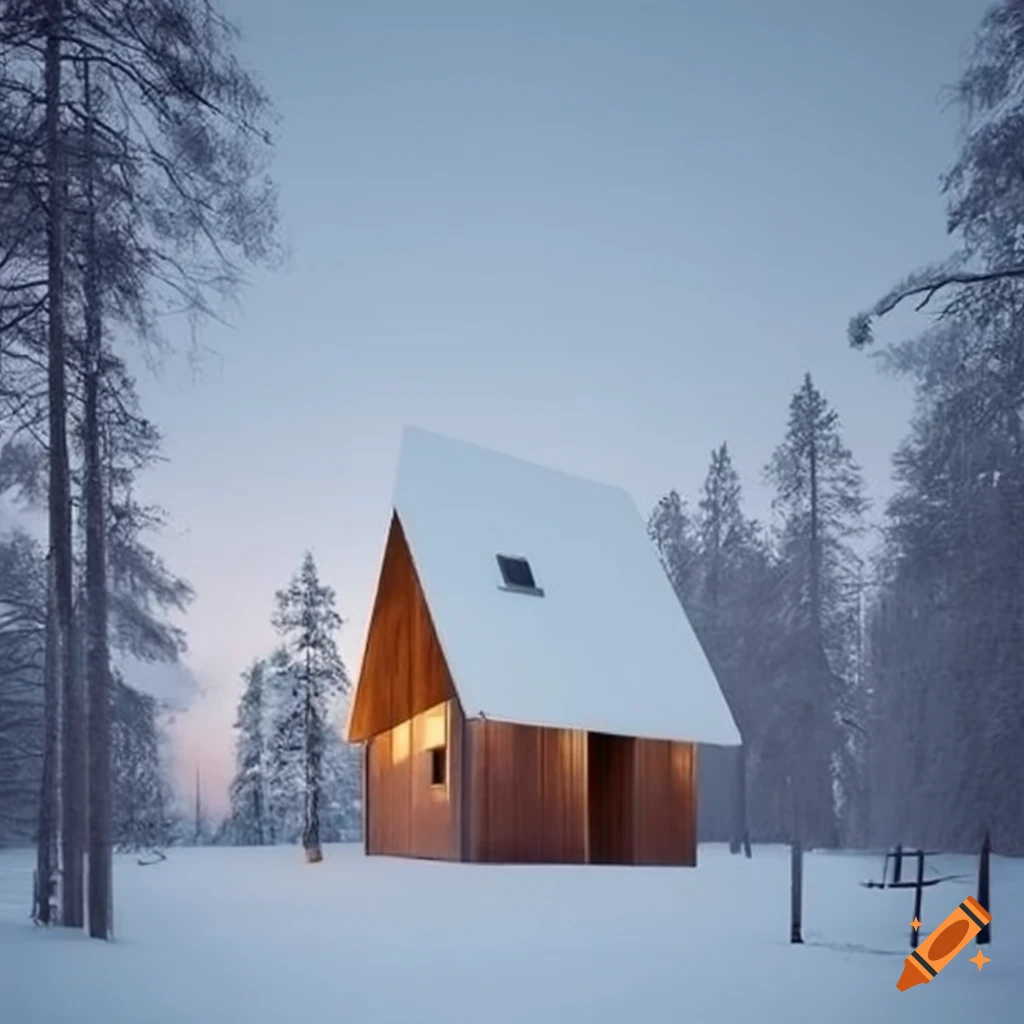 Sophisticated nordic minimalism tower cabin architecture on Craiyon