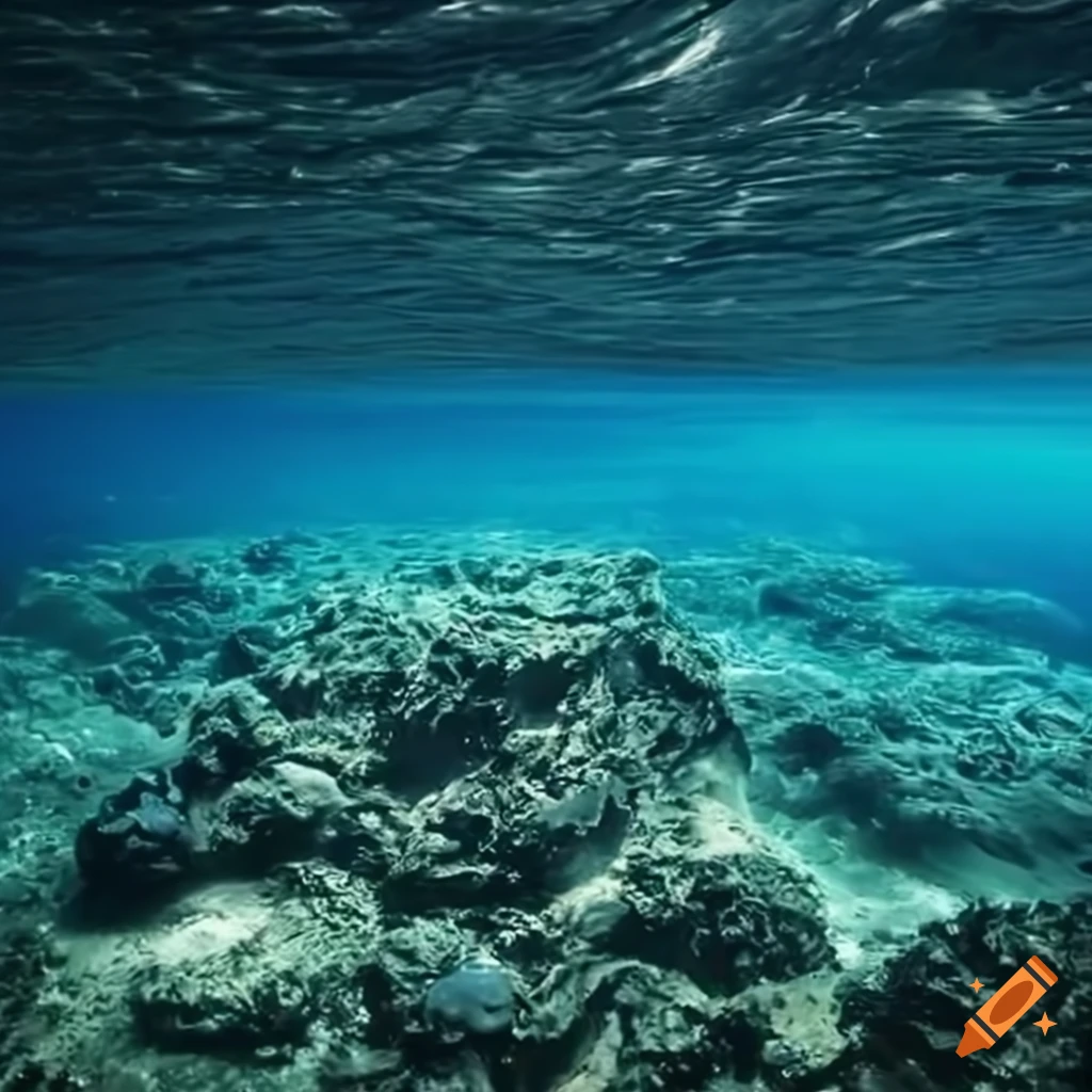 underwater view of the ocean floor