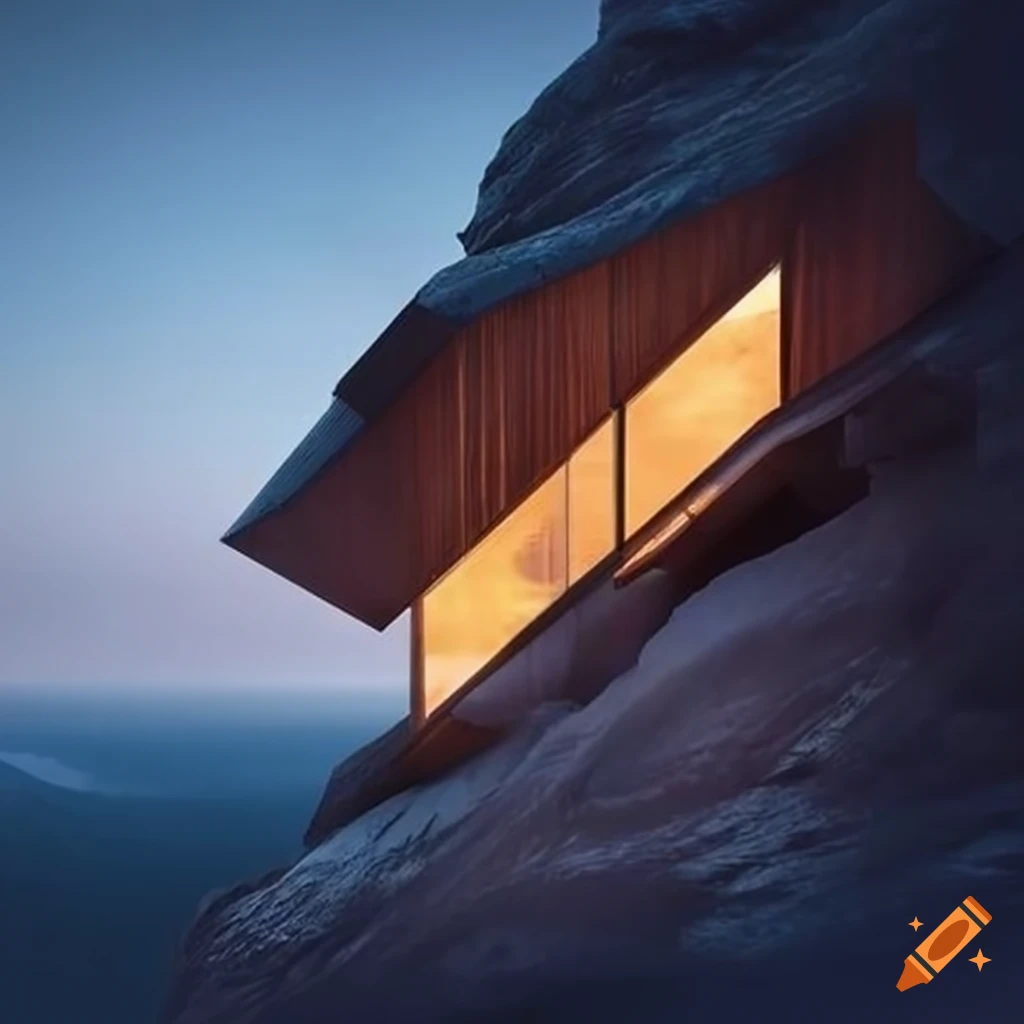 Minimalistic tower cabin architecture