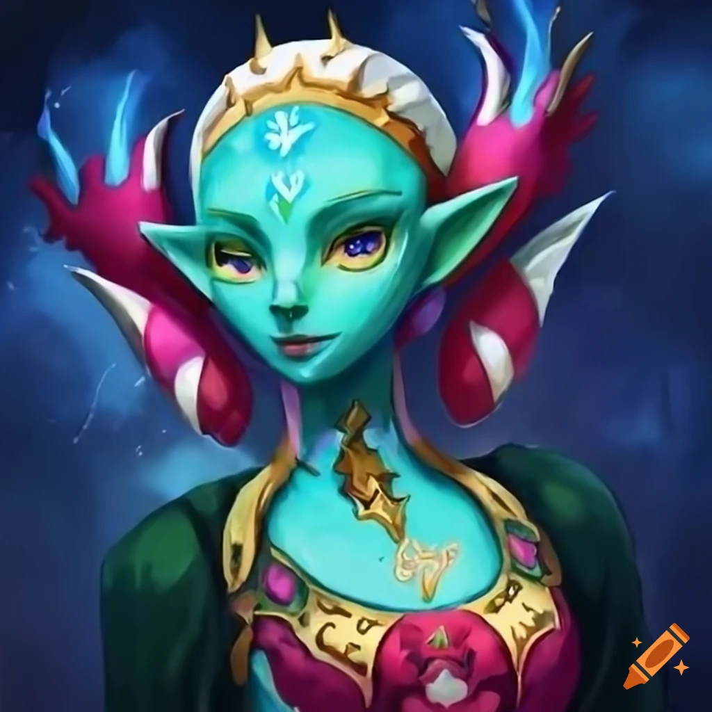 goache-portrait-of-princess-zelda-on-craiyon