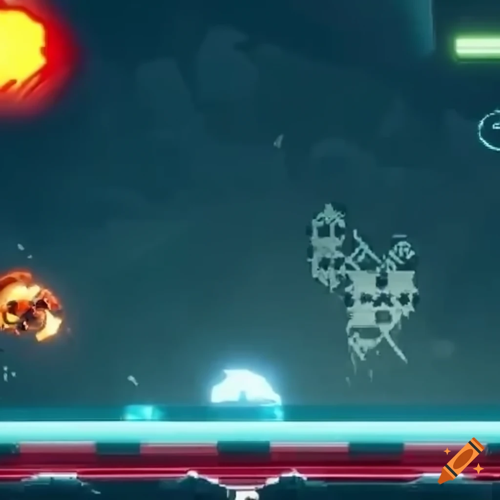 Metroid dread 2d game tiles on craiyon