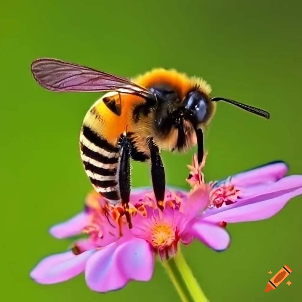 Image Of A Bee And Butterfly In A Garden On Craiyon image-of-a-bee-and-butterfly-in-a-garden-on-craiyon