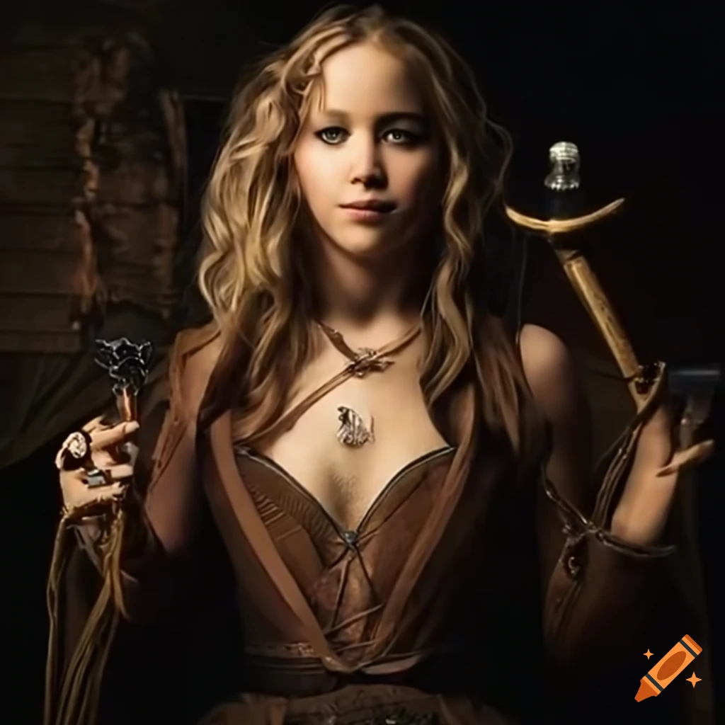 Jennifer Lawrence As A Dnd Sorcerer With A Vial Necklace On Craiyon jennifer-lawrence-as-a-dnd-sorcerer-with-a-vial-necklace-on-craiyon