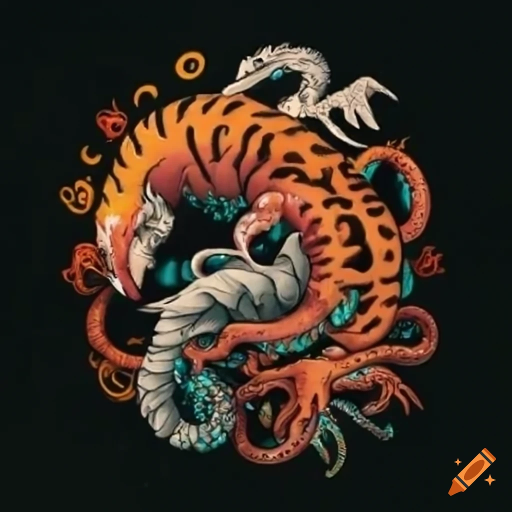 Oversized Image) Herbal Tattoo Sticker, Realistic Long-Lasting Temporary Tattoo, Gradually