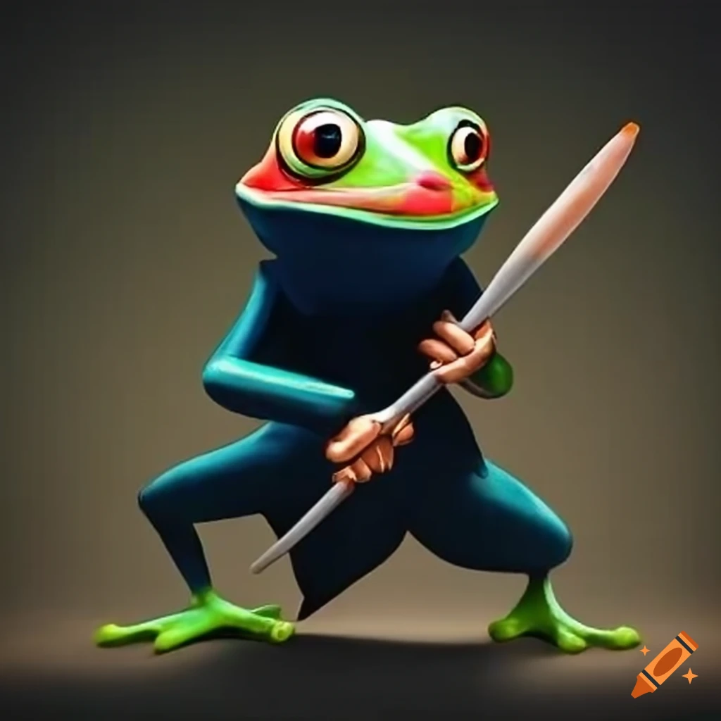 a ninja frog